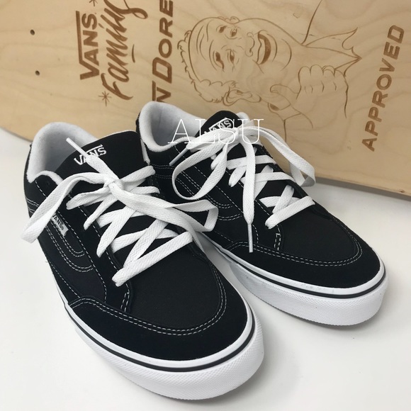 VANS Bearcat S11 Suede Canvas Black White W AUTHEN - Picture 2 of 8